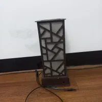 چراغ خواب چوبی|چراغ خواب و آباژور|کرمانشاه, |دیوار