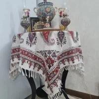 میز خاطره چوبی همراه با سماور سفالی|صنایع دستی و سایر لوازم تزئینی|اسلامشهر, شهرک سعیدیه|دیوار
