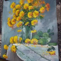 تابلو نقاشی زیبا کار دست