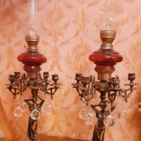 شمعدان برنزی|صنایع دستی و سایر لوازم تزئینی|فولادشهر, C3|دیوار