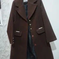 بارونی کاپشن چرم پالتو فوتر(درحد نو  ۳۸تا ۴۲|لباس|ماهدشت, |دیوار
