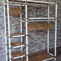 رگال لباس و آویز لباس مدل K216 رنگ کوره ای|جاکفشی، کمد، دراور|اسلام‌شهر, شهرک واوان|دیوار