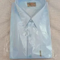 پیراهن مردانه آبی سایز L لارج نو آکبند