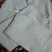شلوار نیم بگ ابی یخی|لباس|مشهد, کشف|دیوار