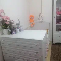 سرویس کمد وتخت نوجوان|تخت و سرویس خواب|محمدیه-قزوین, |دیوار