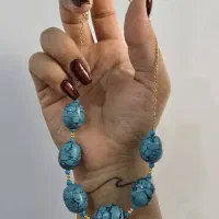 گردنبند فیروزه ساخت تعمیرات نقره و استیل از ۴۵۰|بدلیجات|تهران, بازار|دیوار