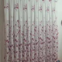 پرده حریر اتاق خوابی|پرده، رانر، رومیزی|لنگرود, |دیوار