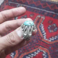 انگشتر فیروزه رکاب اشکی