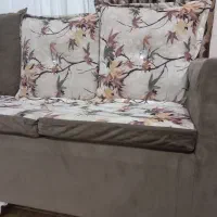 مبل 7نفره کار کرده 5نفره با جلو مبلی 5میلیون