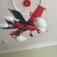 چراغ  مدل هواپیما شیک برای اناق آقا پسرا