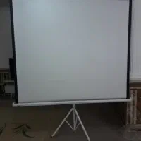 پرده پروژکتور با سه پایه نو