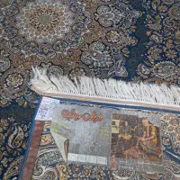 دوتخته فرش ۶متری ۷۰۰ شانه آبی رنگ