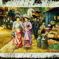 تابلو فرش دستباف طرح شانزالیزه|تابلو فرش|ارومیه, |دیوار