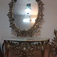 فروش آینه و شمعدان و ساعت تمام برنز