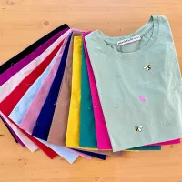 تیشرت زنانه زیبا مدادرنگی|لباس|خورموج, |دیوار