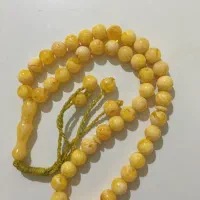 تسبیح کهربا پودری