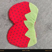 دستگیره آشپزخانه طرح توت فرنگی|سفره، حوله، دستمال آشپزخانه|صدرا-فارس, فاز ۱|دیوار