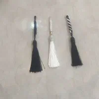 منگوله تسبیح و جا کلیدی بافتی
