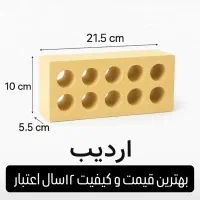 آجر ده سوراخ لفتون قرمز سفال تهران بلوک سبک سیمانی|مصالح و تجهیزات ساختمان|تهران, سلسبیل شمالی|دیوار
