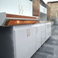 6متر کابینت فلزی دست دوم اشپزخانه در حد نو