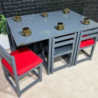 تولیدی انصاری سرویس غذا خوری فولا  ۶۲|میز و صندلی غذاخوری|دوگنبدان, |دیوار