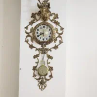 ساعت کله گوزنی برنجی