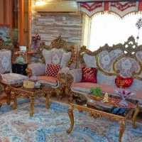 مبلمان ۹نفره به همراه میز ناهار خوری ۶نفره استیل|مبلمان خانگی و میز عسلی|بندر انزلی, کلیور|دیوار