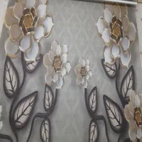 پرده زبرا ۱۲۰عرض ۱۵۰ طول سالم.|پرده، رانر، رومیزی|نظرآباد, نظرآباد|دیوار