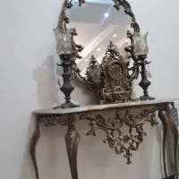 آینه شمعدان و لوستر برنجی(برنز)