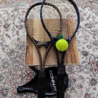۲ راکت تنیس امریکایی و بلژیکی برند اورجینال