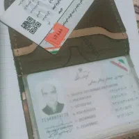 کیف آبی مدارک کارت ملی