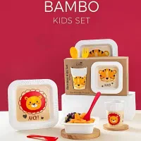 ست ظروف غذا خوری کودک بامبو(گالری شیوا)