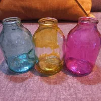 ۳ عدد شیشه تزئینی برای گل و قلمه گلهای آپارتمانی