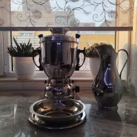 سماور گازی ۶لیتری حسنوی مدل ۲۱۰۰ نو همراه جعبه