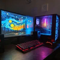 سیستم RGB RTX 3060 i512400F رم 16 SSD سامسونگ