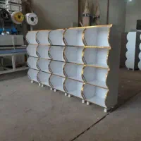 استند ام دی اف قفسه طبقاتی استند آبشاری سبد میوه