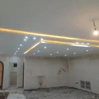 کناف پی وی سی تایل لاین نوری تاپشیت|خدمات پیشه و مهارت|فارسان, |دیوار