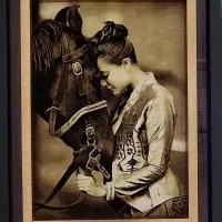 فروش تابلو فرش دستباف دختر نجیب