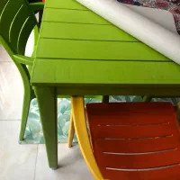 میز وصندلی باغی|میز و صندلی غذاخوری|امامزاده عبدالله, |دیوار