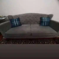 مبل راحتی طوسی تیره 7 نفره