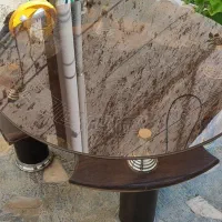 میز عسلی گرد درحد نو|مبلمان خانگی و میز عسلی|آستانه اشرفیه, |دیوار