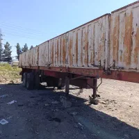 تریلی لبه دو محور چهار دست فنر  زیر بنزی تیوپلس
