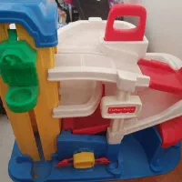 پارکینگ ماشین  فیشر پرایس ایتالیایی fisher price