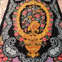 گلدانی مشکی تمام ابریشم