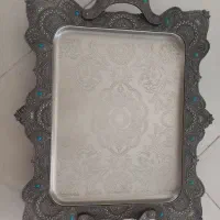 سینی استیل پایه دار