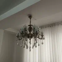 لوستر برنز 6 شاخه 12 شعله