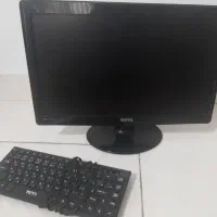 مانیتور BenQ و کیبورد تسکو tk8001