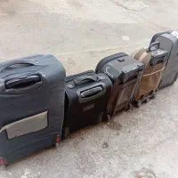 ۵عدد چمدان مسافرتی خارجی سالم و تمیز جنس درجه یک|کیف، کفش، کمربند|اصفهان, شیخ اشراق|دیوار