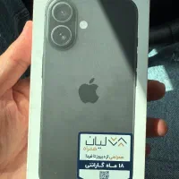 آیفون ۱۶ مشکی با ریجستر و گارانتی