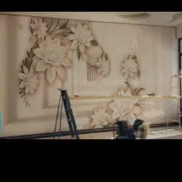 رنگ آمیزی ساختمان ، نصب کاغذ دیواری،کفپوش،پاارکت